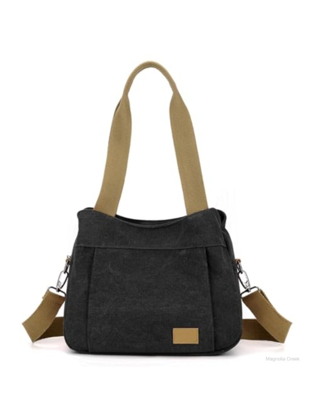 Canvas Crossbody Tote Purse Multi-Pocket Small Shoulder Bag Satchel Handbag